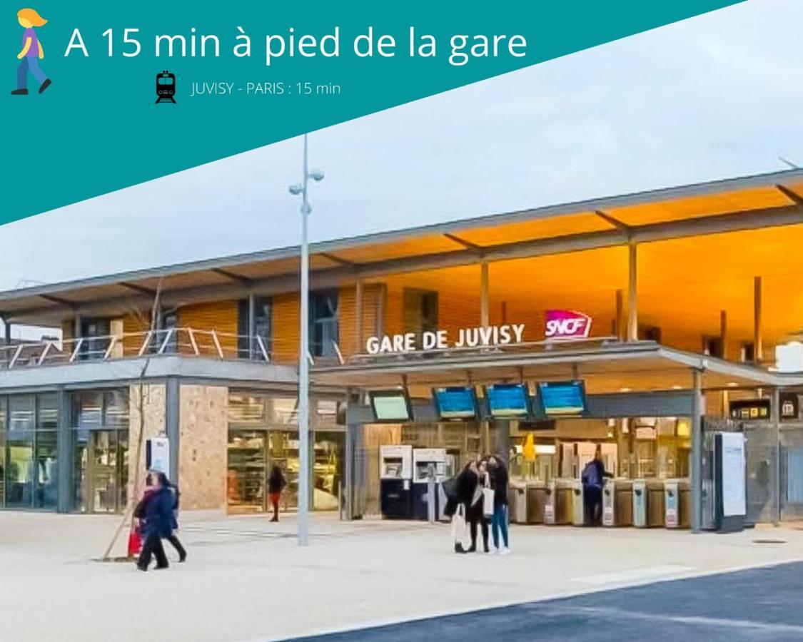 Aerohome - Appart Confort - Aeroport D Orly A Proximite - Parking Athis Mons Bagian luar foto